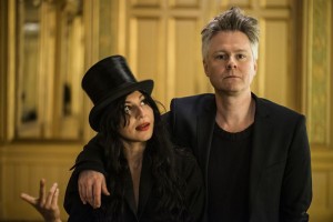 Skådespelaren Bahar Pars och regissören Jens Ohlin Foto: Sören Vilks