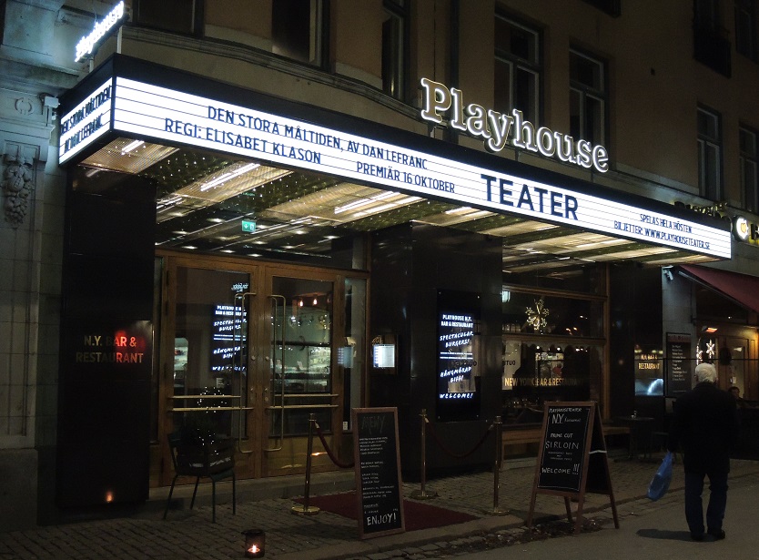 “Reading” på Playhouse teater i Stockholm – Plats på scen för ”levande