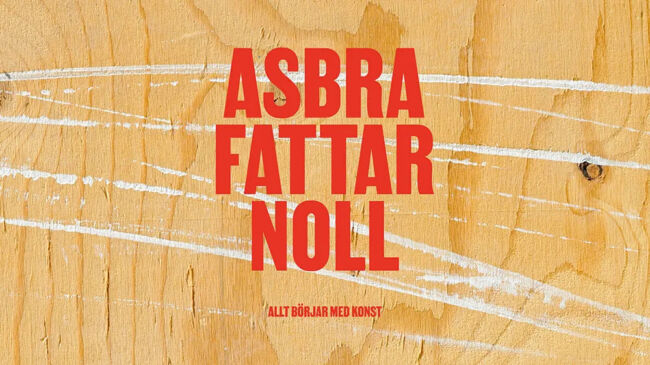 Ett upprop för konsten från Röda Sten Konsthall