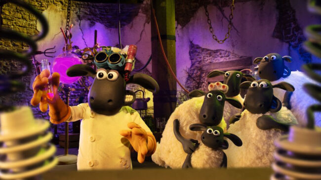 Fåret Shaun och monstret på bondgården